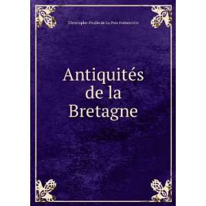   de la Bretagne Christophe Paulin de La Poix FrÃ©minville Books