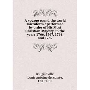   1768, and 1769 Louis Antoine de, comte, 1729 1811 Bougainville Books