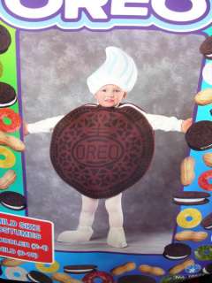 Nabisco OREO COOKIE Costume Child TODDLER or SMALL size  