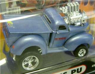 1940 WILLYS PICK UP TRUCK CARTOONS FUNLINE MUSCLE MACHINES DIECAST 1 