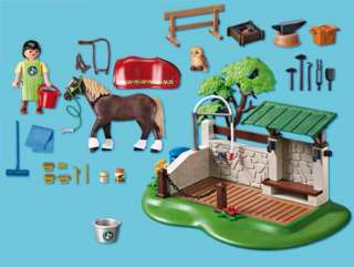 PLAYMOBIL® 5225 Horse Care Station NEW 2012   S&H FREE   NOT IN THE 