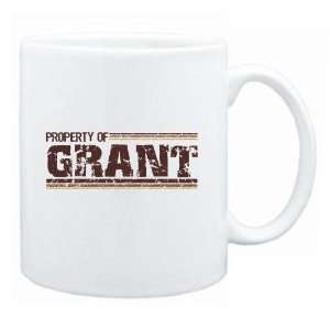  New  Property Of Grant Retro  Mug Name