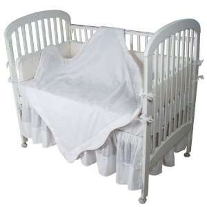  Hoohobbers White Pique Crib Bedding Baby