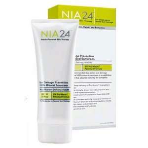 NIA24 Sun Damage Prevention 100% Mineral Sunscreen SPF 30 ***CLEARANCE 