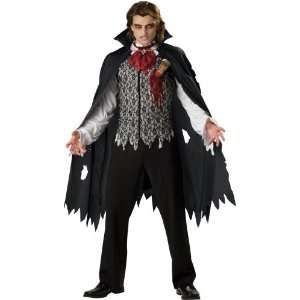   Character Costumes Vampire B. Slayed Adult Costume / Red   Size Medium