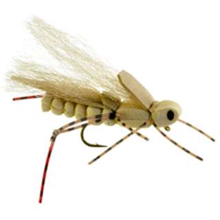Umpqua Sweetgrass Hopper Fly Fishing 3pk Tan Size 10  