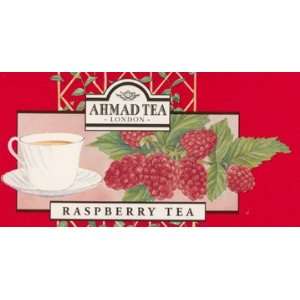 Ahmad Raspberry Flavoured Black Tea  Grocery & Gourmet 