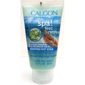 Calgon Ahh Spa Feet Retreat Renewing Foot Scrub 3.5oz (2 
