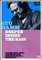 STU HAMM   DEEPER INSIDE THE BASS GUITAR NEW DVD  