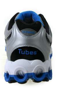 Swiss Mens Running Shoes Ultra Tubes 100 Silver Black Brilliant Blue 