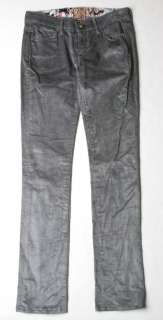 Rich & Skinny Corduroy Denim (30) Silver  