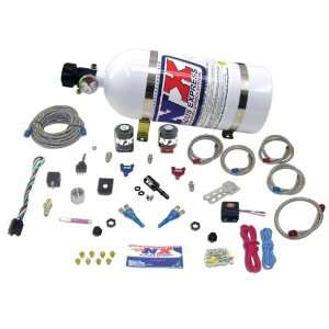 Nitrous Express 20716 10 35 150 HP Dual Nozzle with 10 lbs. Bottle for 