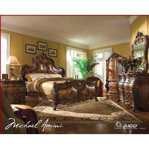 AICO Bedroom Set Palais Royale in Rococo Cognac AI 710 35