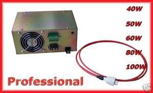 Brand New Professional 60W CO2 laser tube with the compatible power 