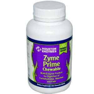 Zyme Prime, Multi Enzyme, Pomegranate Raspberry, 180 Chewable Tablets