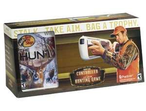 NEW* Wii Bass Pro Shops   The Hunt   Game + Gun Bundle 842892011944 