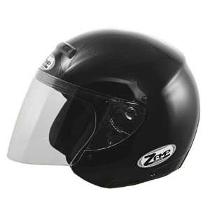  Zamp OS 4 Open Face Helmet Large  Black Automotive