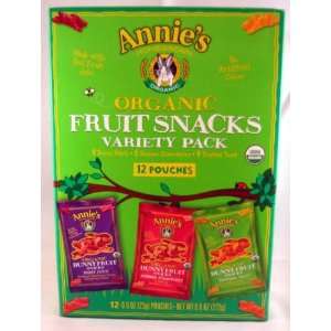 Annies Organic Fruit Snacks Variety Pack   2 Boxes, 24 Pouches Total 