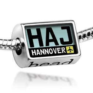 Beads Airport code HAJ / Hannover country Germany   Pandora Charm 