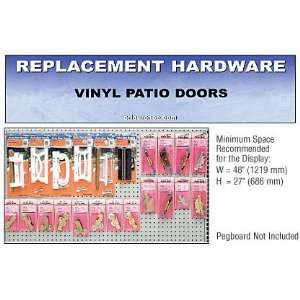  CRL Western Vinyl Patio Door Replacement Hardware Display 
