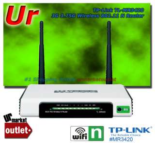 NEW TP Link Wireless LAN 3G 802.11N WiFi 4 Port Router  