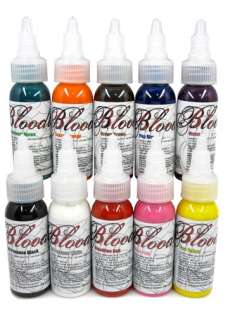 Skin Candy Bloodline Tattoo Ink   10 Bottle Starter Set  
