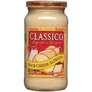 Classico Pasta Sauce Four Cheese Alfredo   12 Pack  