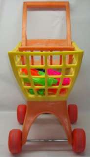 Mattel TUFF STUFF Shopping Shopper Cart Rare 70s Toy Preschool  