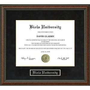 Biola University Diploma Frame