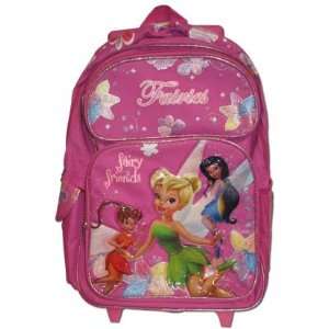  Disney Tinkerbell Large Rolling Backpack Toys & Games