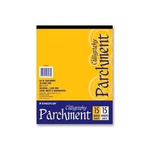   Parchment Paper  60lb  Letter  15 Gold 15 White
