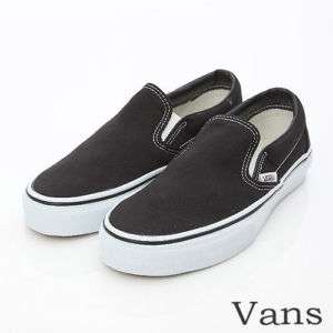 BN Vans Classic Slip On Unisex Black Shoes #V10  