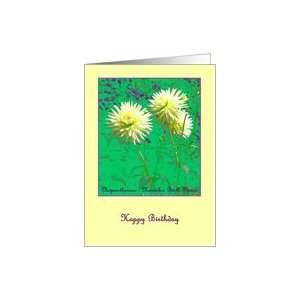   Month Specific Flower   November Chrysanthemum Card Health & Personal