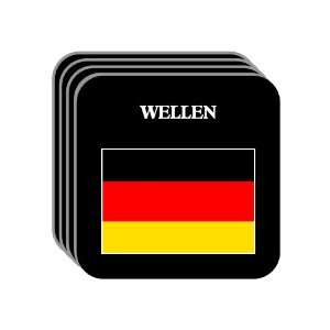  Germany   WELLEN Set of 4 Mini Mousepad Coasters 