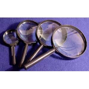  Magnifying Glass Set 4 Piece 10x, 6x, 5x, 3x Magnifier Set 