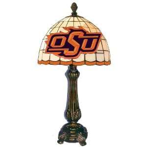    Oklahoma State Cowboys Stained Glass Accent Lamp
