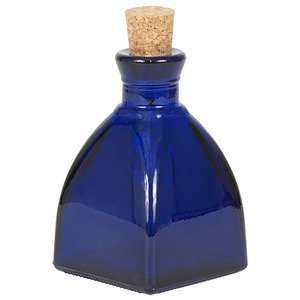  6.8oz Blue Diamond Glass Bottle 