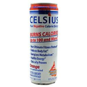 Celsius   Weight Loss Energy Drink Outrageous Orange 12 cans (12oz)