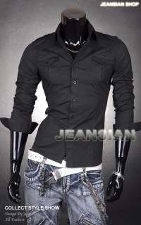 SWM Mens Designer Slim Long Casual Shirts Western Tops S M L XL Best 