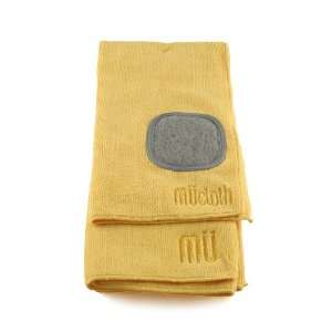  MUkitchen Microfiber Dishcloth and Dishtowel Set, Yellow 