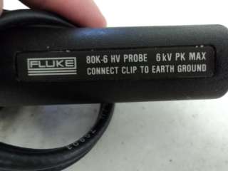 FLUKE 80K 6 HV HIGH VOLTAGE PROBE  