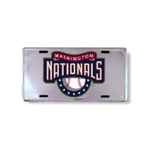 Washington Nationals MLB Chrome License Plate LICENSE PLATES Plate Tag 