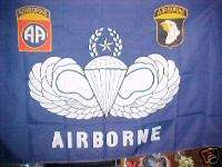 82ND AND 101ST.AIRBORNE DIVISON FLAG  