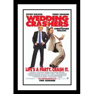  Wedding Crashers Framed and Double Matted 20x26 Movie 