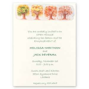  Changing Seasons Wedding Announcements