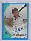 mike stanton 2010 topps chrome blue refractor rookie rc buy