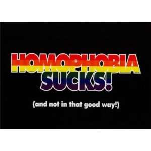  Homophobia Sucks, Magnet, 3.5x2.5