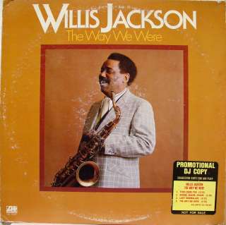 WILLIS JACKSON the way we were LP promo VG+ SD 18145  