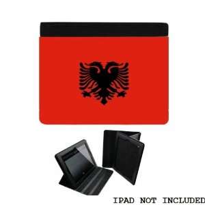 Albania Albanian Flag iPad Leather and Faux Suede Holder Case Cover