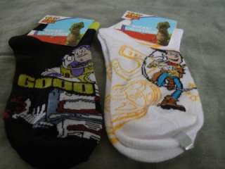 New 2 pairs of Toy Story Socks size 6 8 fast sipping  
